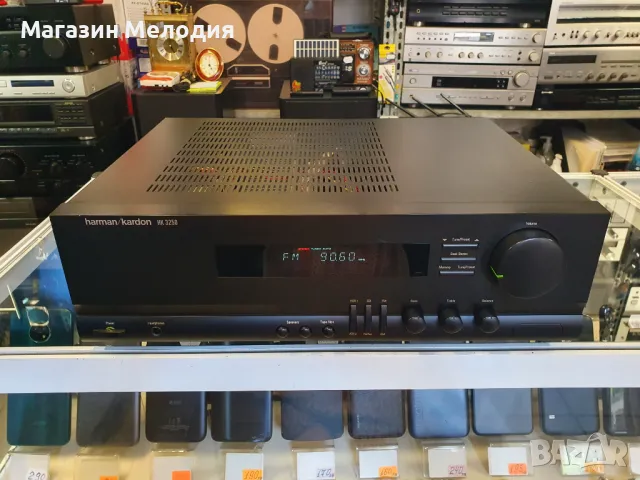 🔊 📢📣📯🔔 🎵 Ресийвър Harman/Kardon HK 3250 Две по 65 вата на 4 ома. В отлично техническо и визуал, снимка 2 - Ресийвъри, усилватели, смесителни пултове - 50173946