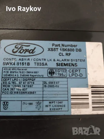 Модул , централно  Ford – Siemens.  XS5T15K600DB., снимка 6 - Части - 46653164