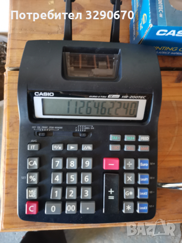 Casio принтер калкулатор , снимка 5 - Друга електроника - 44955662
