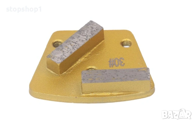 Комплект от 3 трапецовидни диска за шлифоване, 30 грит, диамантени, 6 мм, 10 мм, снимка 4 - Други инструменти - 53871058