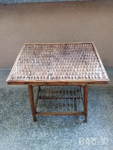 Масичка, ратан, снимка 3 - Градински мебели, декорация  - 51703696