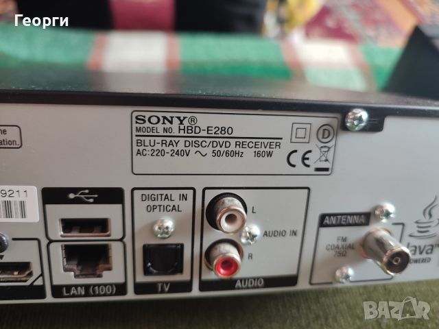 Sony hbd e280, снимка 5 - Ресийвъри, усилватели, смесителни пултове - 45928187