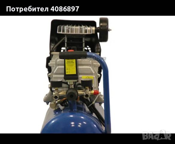 Компресор за въздух 25 литра - лимитирана серия - топ качество, снимка 4 - Компресори - 44974795