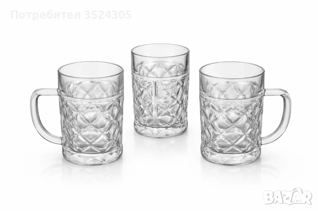 5 солидни халби за бира 0.5 л.