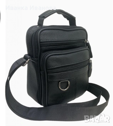 Мъжка чанта с регулируема дръжка, снимка 4 - Чанти - 54231509
