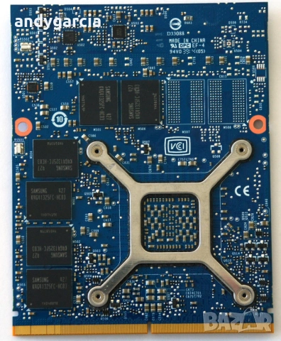 NVIDIA GTX 970M 6GB DDR5 MXM 3.0b Clevo Alienware Dell HP Notebooks видео карта на слот за лаптоп, снимка 2 - Видеокарти - 54041898