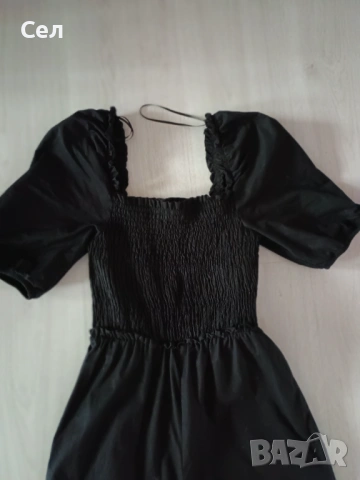 Черен гащеризон H&M S/M, снимка 3 - Гащеризони - 53762090