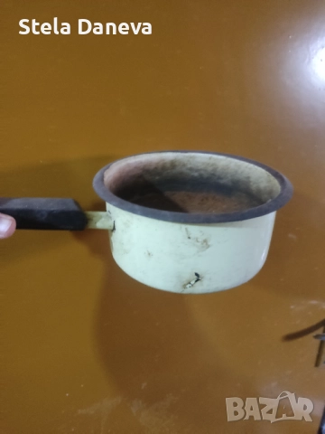 Стари емайлирани съдове за саксии/декорация, снимка 5 - Антикварни и старинни предмети - 51624852