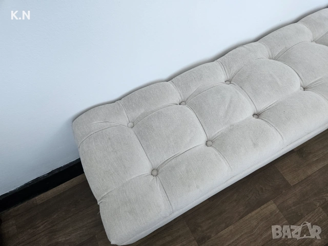 Кушетка, цвят бежов , снимка 3 - Дивани и мека мебел - 54226846