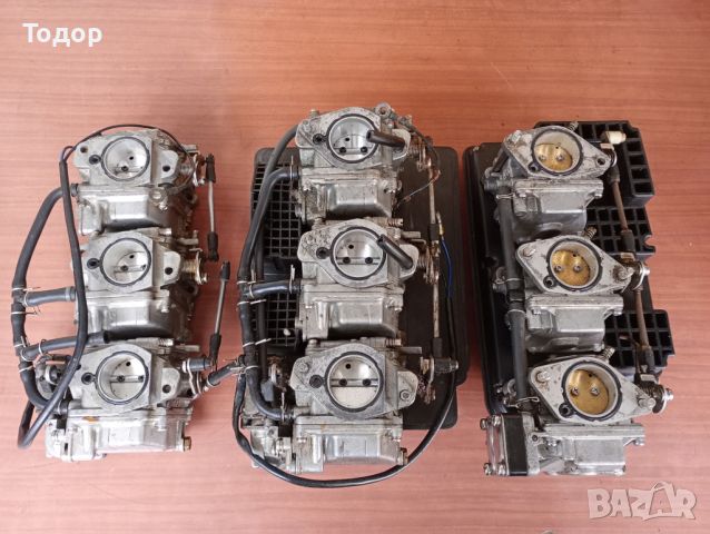 Продавам Карбуратори за извънбордови двигатели Yamaha 40/50HP, 3 цил., 2т , внос от Италия, снимка 1 - Части - 39293357