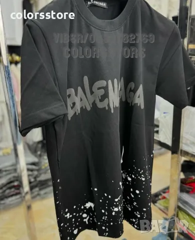 Мъжка тениска Balenciaga- графит -Br-K106, снимка 1 - Тениски - 47209072