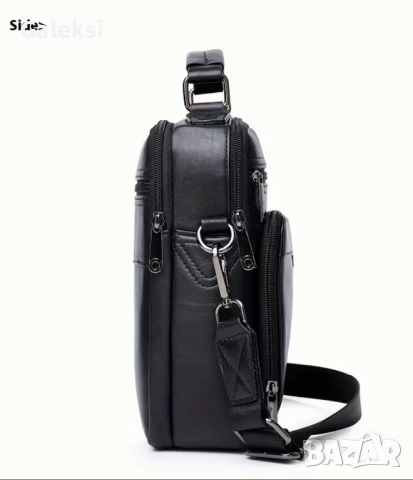 Мъжка представителна и удобна кафява бизнес чанта /Премиум естествена кожа!, снимка 12 - Чанти - 53446466