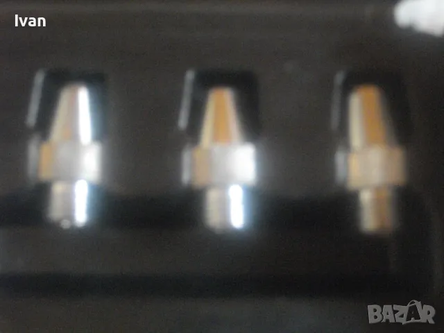 НОВ ОРИГИНАЛЕН НЕМСКИ КОМПЛЕКТ POWERFIX PROFI 7 БРОЯ СМЕНЯЕМИ ЗАМБИ ЗА ОТВОРИ 5-8мм ХРОМ-КАРБОНОВИ, снимка 15 - Други инструменти - 49766962