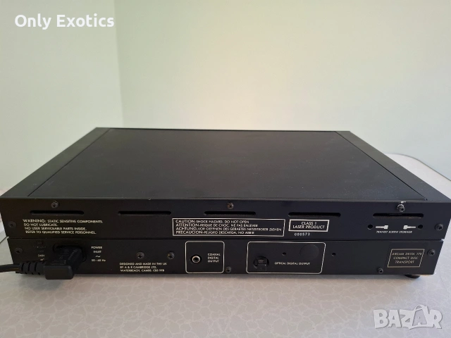 ARCAM DELTA 170 CD DISC TRANSPORT, снимка 5 - Други - 54099781