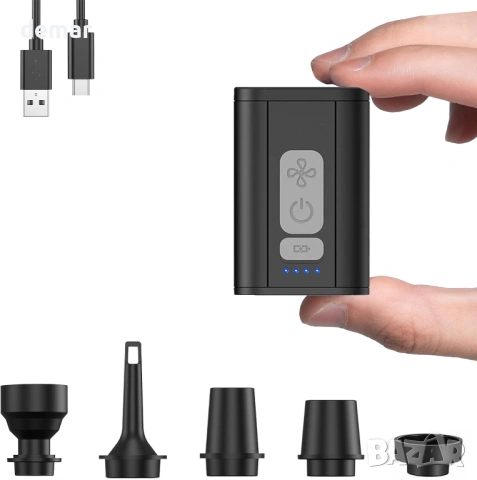 Въздушна помпа за надуваеми играчки, 5kPa с 5 дюзи