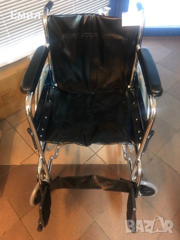 Рингова инвалидна количка, инвалиден санитарен стол и дюшек с помпа. Нови в комплект, снимка 1 - Инвалидни колички - 45111845
