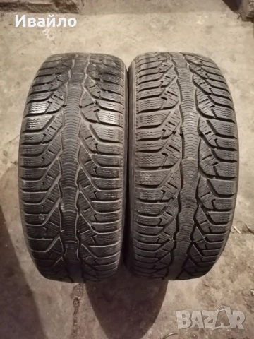 Продавам 2 броя зимни гуми 205.55.16 на 1 сезон дот 2020 Kleber 