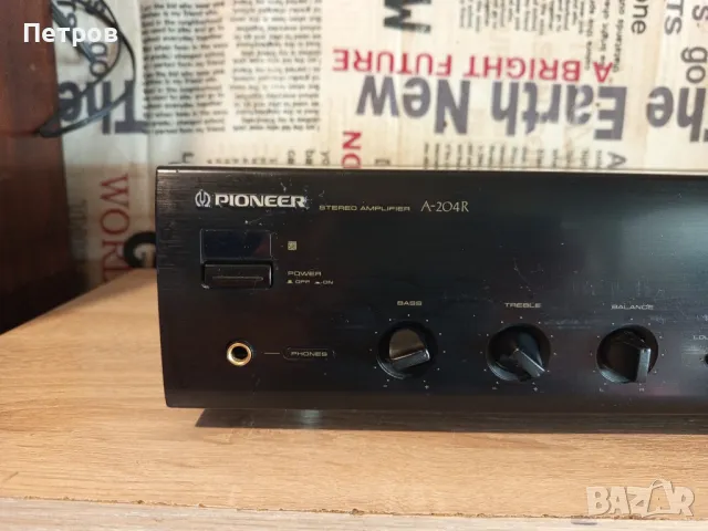 Стерео Усилвател"Pioneer"A-204R, снимка 4 - Ресийвъри, усилватели, смесителни пултове - 48907715