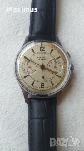 Sekonda,Poljot cal 3017  chronograph, снимка 2 - Мъжки - 47333278