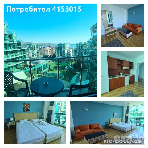 Primorsko del sol -частни студиа и апартаменти, снимка 12 - Квартири, нощувки - 53635847