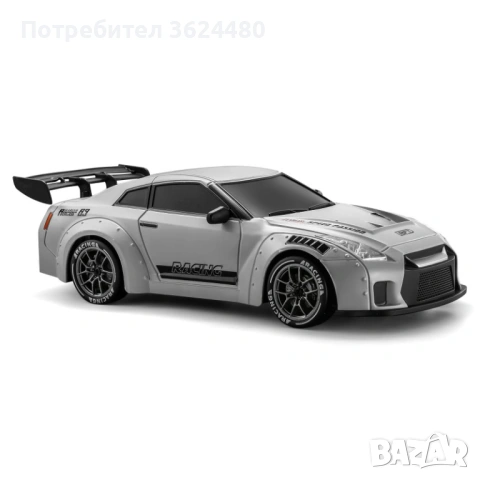 Детска дрифт кола с дистанционно Nissan GT-R 4x4  4653, снимка 6 - Коли, камиони, мотори, писти - 53236860