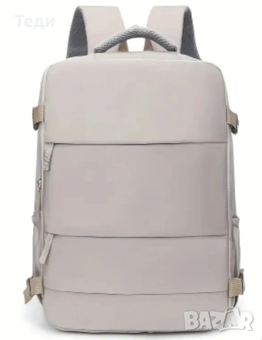 Компактна и здрава раница за кабинен/ръчен багаж – самолет, пътуване, снимка 2 - Куфари - 53304665