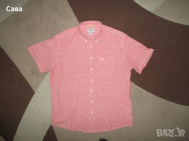 Ризи CAMEL  мъжки,ХЛ  /оранж,розова/, снимка 6 - Ризи - 47221796