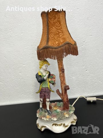 Настолна порцеланова лампа с фигура - Capodimonte. №5290