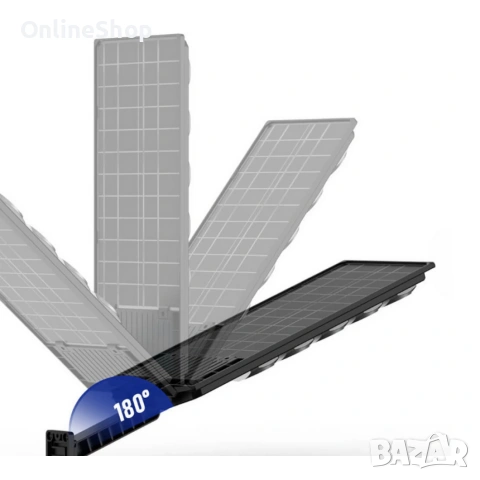 ПРОМО!!! Мощна соларна лампа с ефективно LED осветление, снимка 10 - Лед осветление - 53713973