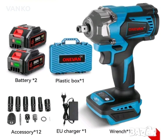 Гайковерт Onevan 1200 Nm
