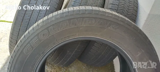 Продавам 4 броя летни гуми YOKOHAMA GEOLANDAR 225/65 R17, снимка 5 - Гуми и джанти - 49595573