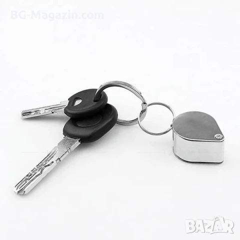 Бижутерска сгъваема мини джобна ръчна увеличителна лупа 30X злато часовникари бижута професионална, снимка 3 - Други инструменти - 50920934