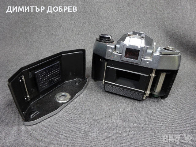 СТАР РЕТРО СОЦ ГДР DDR РЕТРО SLR ФОТОАПАРАТ EXA 1B + ОБЕКТИВ DOMIPLAN 2.8/50 M42, снимка 12 - Фотоапарати - 53946438