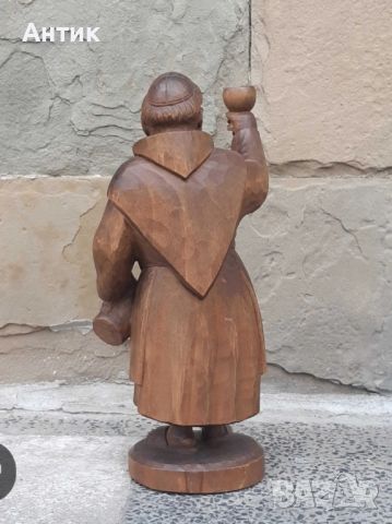 Масивна Дървена Фигура Монах, снимка 6 - Декорация за дома - 46420083