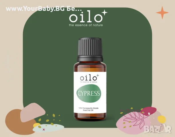 Oilo БИО Етерично Масло от Кора от Вечнозелен кипарис (Cupressus sempervirens) - Cypress Oilo 5 мл., снимка 4 - Други - 49721679