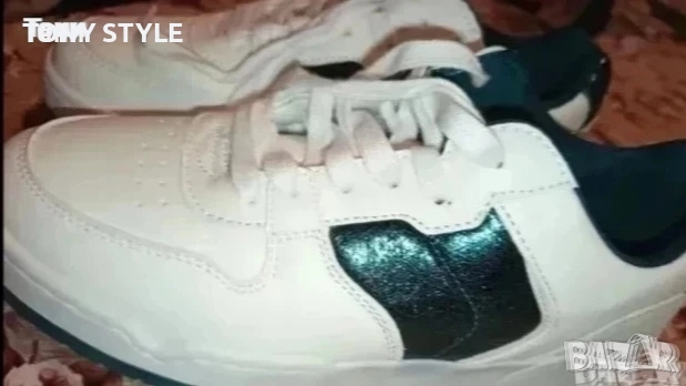 ONLY Оригинал Нови Кожени Дамски Маратонки 40