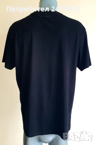 Karl Lagerfeld Stretch Cotton Mens Size L / XL  ОРИГИНАЛ! Мъжка Тениска!, снимка 7 - Тениски - 54205271