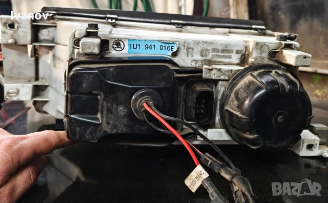 Фарове за Skoda Octavia mk1 фейс с вградени 3" bi-led прожекторни лупи , снимка 9 - Части - 52046206