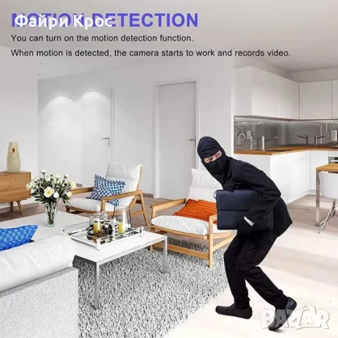 Скрита Камера Ароматизатор Спрей, шпионска камера Wi-Fi нощно виждане сигурност видеонаблюдение, снимка 4 - HD камери - 50625926