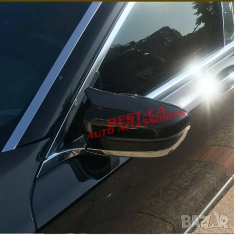 Капаци за огледала със щипки черен пиано лак Batman Style подходящи за BMW G20 G22 G30 G11 G14, снимка 10 - Аксесоари и консумативи - 52195246
