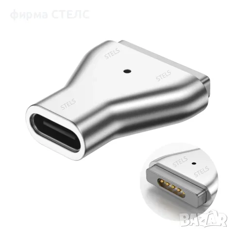 Адаптер USB-C към MagSafe 2 за MacBook с магнитно зареждане и LED, снимка 4 - Други - 49813212