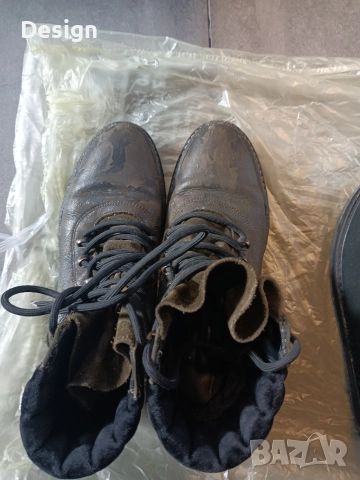 Кожени зимни обувки Tommy Hilfiger , снимка 3 - Дамски боти - 52614611