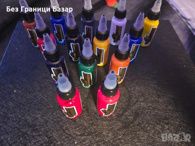 Нов Професионален комплект DLD мастила за татуировки 14 бутилки, 30ml, снимка 9 - Други - 45983713