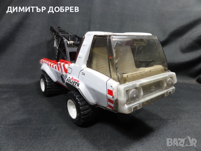 СТАРА РЕТРО МЕТАЛНА ИГРАЧКА КАМИОН ПЪТНА ПОМОЩ JOUSTRA FRANCE, снимка 6 - Колекции - 52747448