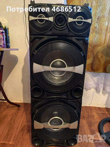 Akai DJ‑222‑1 – Мощен портативен спийкър за домашни партита и караоке, снимка 3 - Аудиосистеми - 52948848