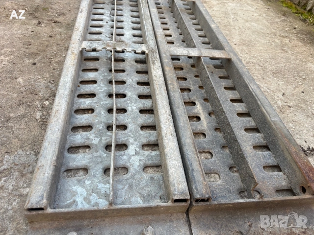 Пътеки за пътна помощ ремарке платформа метални, снимка 6 - Ремаркета - 53662496