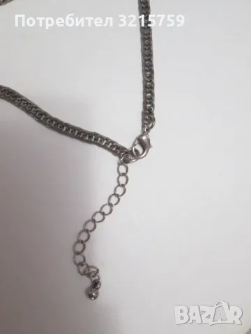 Красиво дамско колие ,голям розов кварц, снимка 5 - Колиета, медальони, синджири - 50303117