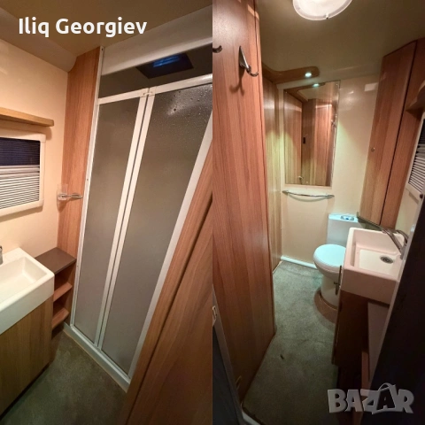 BAILEY PEGASUS-2014г/АЛУМИНИЕВА/ФРЕНСКА СПАЛНЯ/MOVER/ФОРСЕЛТ/ТЕНТА/ДУШ КАБИНА/ТЯГОВ АКУМУЛАТОР, снимка 12 - Каравани и кемпери - 53963920