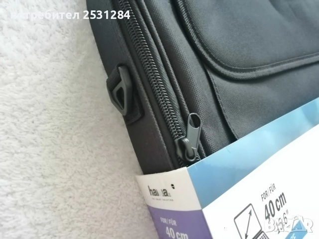 Нова чанта за лаптоп HAMA, 15.6"(40 cm), черен цвят. , снимка 3 - Части за лаптопи - 52574694