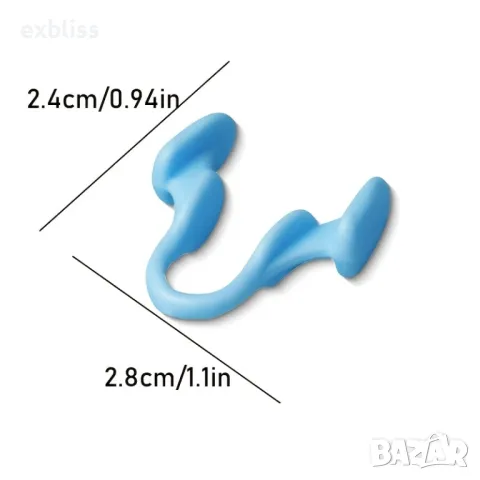 Силиконова щипка за нос против хъркане 2бр., снимка 4 - Други - 49741177